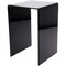 Plymor Black Acrylic Vertical Square Display Riser, 12" H x 8" W x 8" D (1/4" thick)